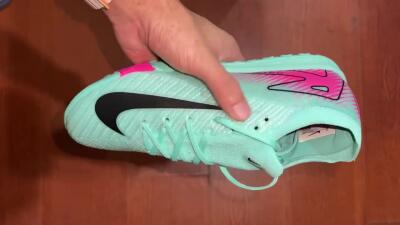 Nike Air Zoom Mercurial Vapor 16 Elite TF Artificial Turf Soccer Shoes - Green/Pink/Black