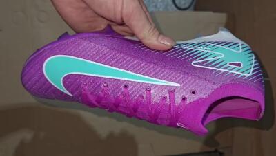 Nike Air Zoom Mercurial Vapor 16 Elite FG Firm Ground Soccer Cleats - Purple/Mint