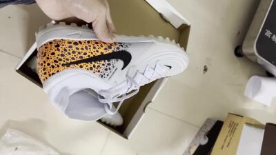 Nike Phantom Luna Elite TF Artificial Turf Soccer Shoes - Grey/Black/Leopard