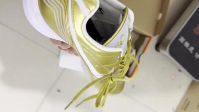 Nike Tiempo Legend 7 Elite R10 TF Artificial Turf Soccer Shoes - Gold/White