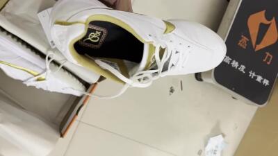 Nike Tiempo Legend 7 Elite R10 TF Artificial Turf Soccer Shoes - White/Gold