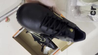 Nike React Tiempo Legend 9 Pro TF Artificial Turf Soccer Shoes - Black/Gold/White