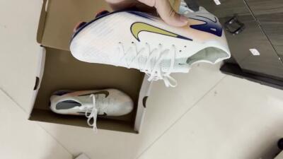 Nike Air Zoom Mercurial Vapor 16 Elite FG Firm Ground Soccer Cleats - Pink/Gold/Blue