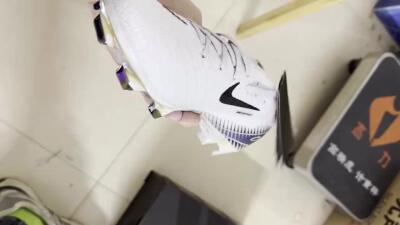 Nike Air Zoom Mercurial Vapor 16 Elite FG Firm Ground Soccer Cleats - Grey/Black/Blue