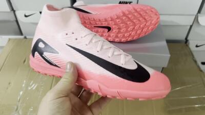 Nike Air Zoom Mercurial Superfly 10 Elite TF Artificial Turf Soccer Shoes - Pink/Black