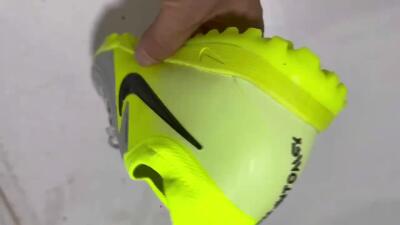 Nike Phantom GX 2 Elite TF Artificial Turf Soccer Shoes - Grey/Yellow/Black