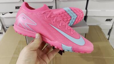 Nike Air Zoom Mercurial Vapor 16 Elite TF Artificial Turf Soccer Shoes - Pink/Red/Jade