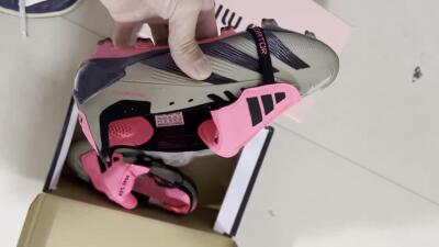 Adidas Predator Elite Foldover Tongue FG Firm Ground Soccer Cleats - Pink/Black/Silver/Gold