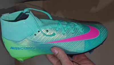 Nike Air Zoom Mercurial Superfly 10 Elite FG Firm Ground Soccer Cleats - Jade/Pink/Yellow