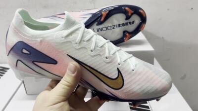 Nike Air Zoom Mercurial Vapor 16 Elite FG Firm Ground Soccer Cleats - Jade/Gold/Pink/Blue