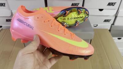 Nike Air Zoom Mercurial Vapor 16 Elite FG Firm Ground Soccer Cleats - Orange/Yellow/Black