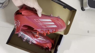 Adidas F50 Elite FG Firm Ground Soccer Cleats - Red/Silver/White