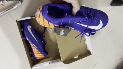 Nike Air Zoom Mercurial Vapor 16 Elite FG Firm Ground Soccer Cleats - Blue/White/Orange