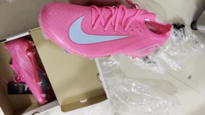 Nike Air Zoom Mercurial Vapor 16 Elite FG Firm Ground Soccer Cleats - Red/Jade/White