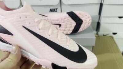 Nike Air Zoom Mercurial Vapor 16 Elite TF Artificial Turf Soccer Shoes - Pink/Black/White