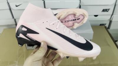 Nike Air Zoom Mercurial Superfly 10 Elite FG Firm Ground Soccer Cleats - Pink/White/Black
