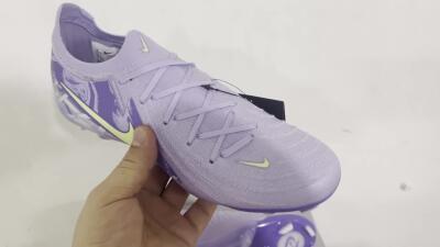 Nike Phantom Luna Elite FG Firm Ground Soccer Cleats - Purple/Yellow/White