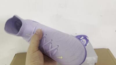 Nike Phantom Luna Elite FG Firm Ground Soccer Cleats - Purple/Yellow/White