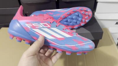Adidas F50 Elite MG Multi Ground Soccer Cleats - Blue/White/Red