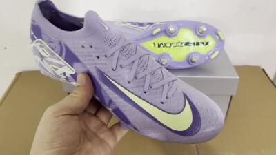 Nike Air Zoom Mercurial Vapor 16 Elite SG Soft Ground Soccer Cleats - Purple/Yellow/White