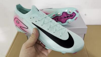 Nike Air Zoom Mercurial Vapor 16 Elite SG Soft Ground Soccer Cleats - Jade/Black/Pink