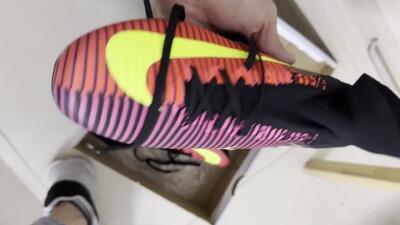Nike Zoom Superfly 5 Elite FG Firm Ground Soccer Cleats - Red/Black/Yellow