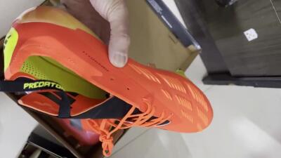 Adidas Predator Elite Foldover Tongue SG Soft Ground Soccer Cleats - Red/Black/Yellow