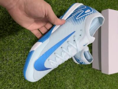 Nike Air Zoom Mercurial Vapor 16 Elite IC Indoor & Futsal Soccer Shoes - Jade/Blue/White