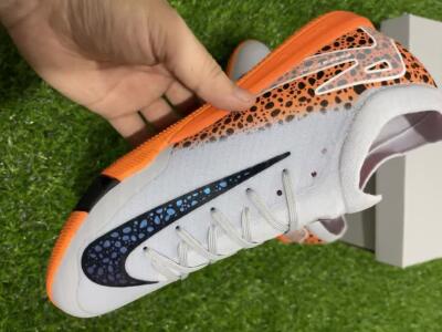 Nike Air Zoom Mercurial Vapor 16 Elite IC Indoor & Futsal Soccer Shoes - White/Black/Leopard