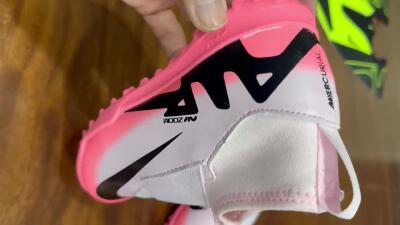 Nike Air Zoom Mercurial Superfly 9 Elite TF Artificial Turf Soccer Shoes - Pink/Black