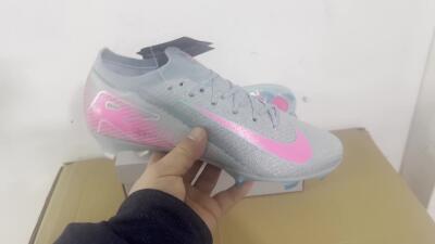 Nike Air Zoom Mercurial Vapor 16 Elite FG Firm Ground Soccer Cleats - Jade/Pink/Silver