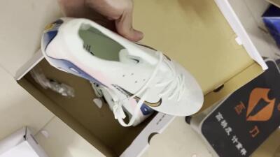 Nike Air Zoom Mercurial Vapor 16 Elite SG Soft Ground Soccer Cleats - Jade/Gold/Blue