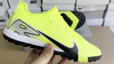 Nike Air Zoom Mercurial Vapor 16 Elite TF Artificial Turf Soccer Shoes - Yellow/Black/Silver
