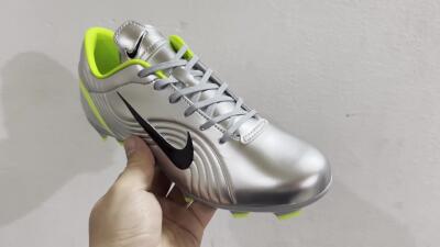 Nike Zoom Mercurial Vapor 1 Rgn SE FG Firm Ground Soccer Cleats - Silver/Black/Yellow