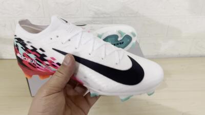 Nike Air Zoom Mercurial Vapor 16 Elite FG Firm Ground Soccer Cleats - White/Black/Red