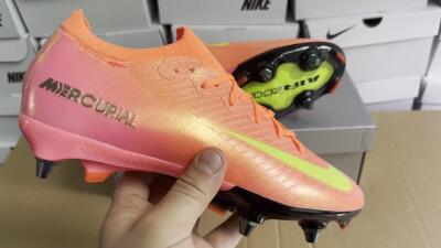 Nike Air Zoom Mercurial Vapor 16 Elite SG Soft Ground Soccer Cleats - Red/Yellow/Black