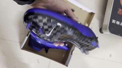 Nike Mercurial Superfly 4 CR7 FG Firm Ground Soccer Cleats - Blue/White/Black