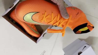 Nike Mercurial Superfly 4 CR7 FG Firm Ground Soccer Cleats - Orange/Yellow/Black
