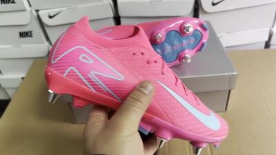 Nike Air Zoom Mercurial Vapor 16 Elite SG Soft Ground Soccer Cleats - Pink/Jade