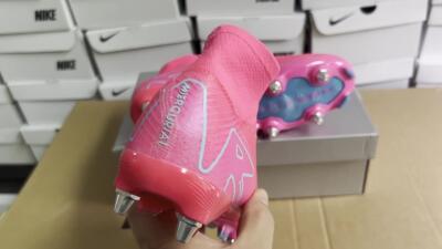 Nike Air Zoom Mercurial Superfly 10 Elite SG Soft Ground Soccer Cleats - Pink/Jade