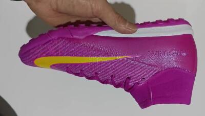 Nike Air Zoom Mercurial Superfly 10 Elite TF Artificial Turf Soccer Shoes - Purple/Yellow/White