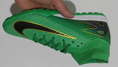 Nike Air Zoom Mercurial Superfly 10 Elite TF Artificial Turf Soccer Shoes - Green/Gold/White