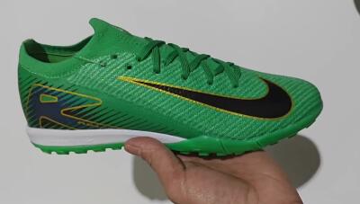 Nike Air Zoom Mercurial Vapor 16 Elite TF Artificial Turf Soccer Shoes - Green/Black/Gold