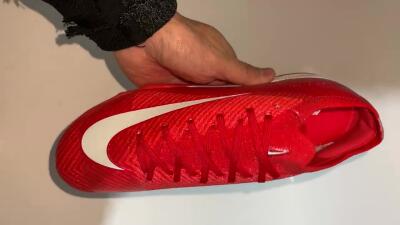 Nike Air Zoom Mercurial Vapor 16 Elite TF Artificial Turf Soccer Shoes - Red/White