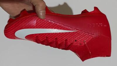 Nike Air Zoom Mercurial Superfly 10 Elite FG Firm Ground Soccer Cleats - Red/White