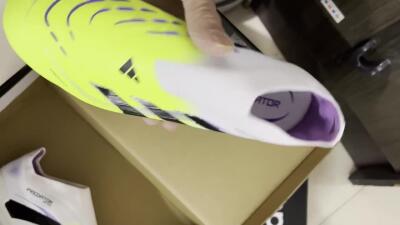 Adidas Predator Elite 25 Laceless FG Firm Ground Soccer Cleats - Yellow/Black/White