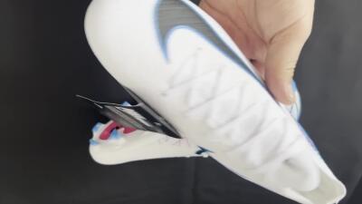 Nike Air Zoom Mercurial Vapor 16 Elite FG Firm Ground Soccer Cleats - White/Black/Blue/Pink/Yellow