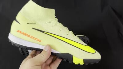 Nike Air Zoom Mercurial Superfly 10 Elite TF Artificial Turf Soccer Shoes - Brown/Yellow/Black