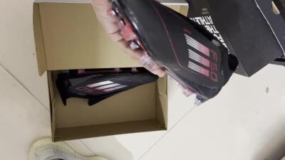 Adidas F50 Elite Laceless FG Firm Ground Soccer Cleats - Black/Silver/Red