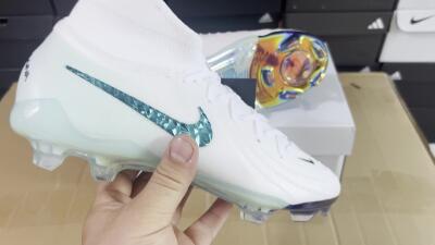 Nike Phantom Luna Elite NU FG Firm Ground Soccer Cleats - White/Black/Jade